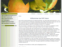 Tablet Screenshot of php.intern.es